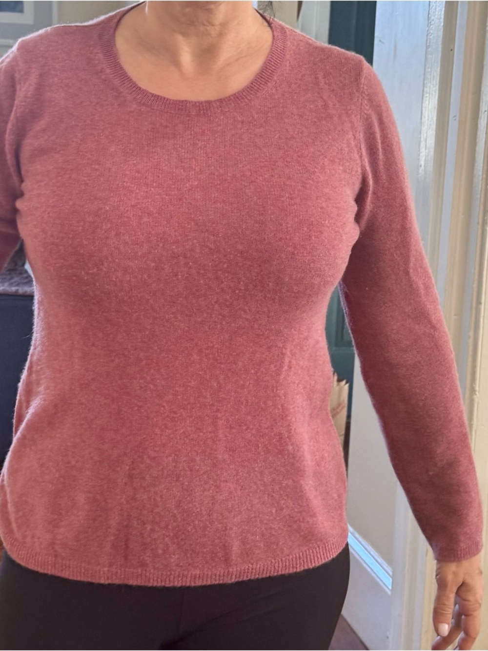 Cashmere Catherine Malandrino Rose Crewneck Sweater